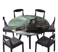 Fltaheroo 6pzs Material de hueso real Pines de puente de guitarra acustica con punto de concha de perla