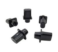 Fltaheroo Interruptor de La Punta de La Tapa Tele Switch Para Telecaster Top de La Punta Del Interruptor Del Sombrero Negro Para Las Partes de La Guitarra Tele Paquete de 5