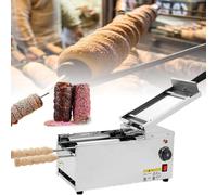 FLTRGO Máquina Comercial de Rodillos de Pastel, Horno eléctrico de la máquina de la Torta de la Chimenea, 1500W Chimenea de la Parrilla de Rollo de Pan, con Rodillo de 2 Piezas~/