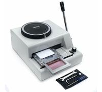 FLTRGO Máquina de Estampado de Metal y Acero Inoxidable Lakenbroade de 72 Caracteres con Placas de identificación para Perros, para Estampar y Grabar Letras manualmente~/