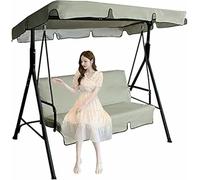 FLTRGO Reemplazo de toldo para Columpio, Cubierta Superior para Columpio, Funda de cojín para Columpio, Cubierta Superior Impermeable para Columpio de 2 y 3 plazas y Funda para Silla~/