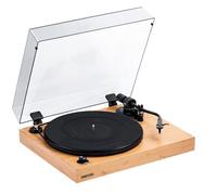 Fluance RT82 Reference High Fidelity Vinyl Turntable Record Player with Ortofon OM10 Cartridge, Speed Control Motor, High Mass MDF Wood Plinth, Vibration Isolation Feet - Bamboo