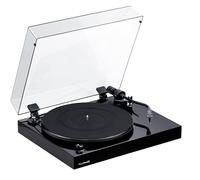 Fluance RT82 - Reproductor de Discos de Tocadiscos de Vinilo de Alta fidelidad con Cartucho Ortofon OM10, zócalo de Madera Maciza, pies de Aislamiento de vibración - Piano Negro