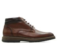Fluchos - Botín de piel con cordones,suela de goma,bota tobillera casual,modelo clásico y sencillo,tacón bajo para: Hombre color: CAMEL talla:40