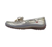 Fluchos Bruni: Mocasines Para Mujer Oro Piel Comodo Flexible F1428