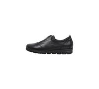 Fluchos | Zapatos para Mujer | F0354 Sugar Nobuck Negro Negro | Zapato de Piel de Vacuno de Primera Calidad | Cierre Elasticos | Piso eva (42)