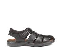 Fluchos Dozer: Sandalias de Piel Hombre Comodidad y Estilo Ligero Negro F0533