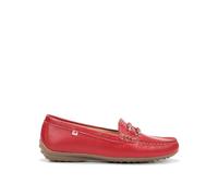 Fluchos Mocasines de Mujer F2156 Bruni de la Talla 39 en Color Stella_Rojo