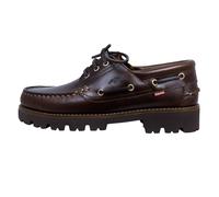 Fluchos Richfield: Náuticos Zapatos Hombre Con Cordones Marrón Piel Ligero F0046