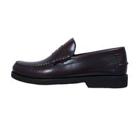 Fluchos Stamford: Mocasines De Vestir Para Hombre Piel Ligero Burdeos F0047