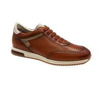 Fluchos - Zapato Casual de Cordones elásticos,Suela de Goma,Liso,de Piel,Calado,traspirable, para: Hombre Color: Cuero Talla:40