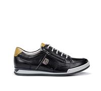 Fluchos - Zapato de Hombre - ETNA F0148 Habana Marino - Zapato de Piel - Cierre con Cremallera - Color Azul - Talla 45