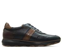 Fluchos - Zapato Deportivo Casual de Piel,con Cordones y Suela de Goma,Sneakers,Zapatillas para: Hombre Color: Oceano Talla:44
