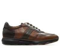 Fluchos - Zapato Deportivo Casual de Piel,con Cordones y Suela de Goma,Sneakers,Zapatillas para: Hombre Color: Camel Talla:40