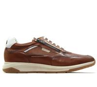 Fluchos - Zapato Deportivo Casual,Sneakers de Cordones,Zapatillas con cuña y Plataforma,Piel,Cremallera para: Hombre Color: Cuero Talla:42