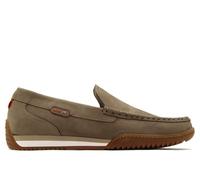 Fluchos - Zapato mocasín,sin Cordones,Suela de Goma,Plantilla Extraible,Blucher de Piel,Casual para: Hombre Color: MARMOTA Talla:45