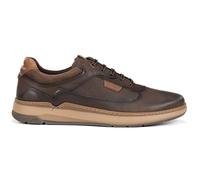 Fluchos Zapatos Casuales para Hombre, Cuero Marrón, Suela de Goma Beige, Cordones, Estilo Deportivo (MARRÓN, Sistema Tallas Calzado EU, Adulto, Hombre, Números, Mediano, 42)