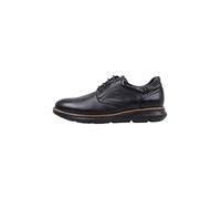 Fluchos | Zapatos para Hombre | F1351 Habana Negro COM.3 | Zapato de Piel de Vacuno de Primera Calidad | Cierre Cordones | Piso eva (46)