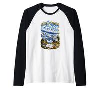 FLUCTUS Study Atlas de Nubes Meteorología Camiseta Manga Raglan