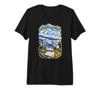 FLUCTUS Study Atlas de Nubes Meteorología Camiseta Premium