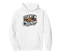 Fluent Chicken Patio Keeper Humor Guardiana De Gallinas Sudadera con Capucha