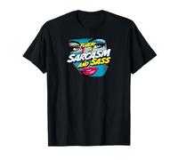 Fluent In Sarcasm And Sass Pop Art Design Camiseta