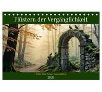 Flüstern der Vergänglichkeit - Gothic Dark Nature Landschaften (Tischkalender 2026 DIN A5 quer), CALVENDO Monatskalender: Mystische Gothic-Landschaften in dunkler Schönheit