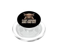 Fluff Around Descubre Highland Cow Humor Divertido PopSockets PopGrip para MagSafe