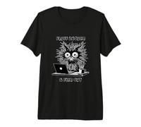 Fluff Around & Find out Cat Humor Sarcastic Cat Lovers Funny Camiseta Premium