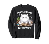 Fluff Around Funny Sarcastic Cat Lady Cita Humor Dicho Sudadera