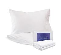 FluffCo Fundas de almohada refrescantes para almohadas tamaño King, fundas de almohada de primera calidad, lujosas y de calidad de hotel para personas que duermen de lado, lavables a máquina, tela de
