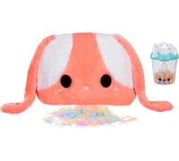 Fluffie Stuffiez Feature Plush - Peluche para Pelea de Almohadas Bunny y Rainbow - Ultra Suave Abrazable - ASMR, Interactivo - Limpieza fácil con Aspiradora - para Niños +4 Años y Coleccionistas