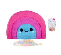 Fluffie Stuffiez Feature Plush - Peluche para Pelea de Almohadas Rainbow - Peluche Ultra Suave Abrazable - ASMR, Interactivo - Limpieza fácil con Aspiradora - para Niños +4 Años y Coleccionistas