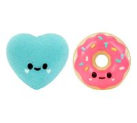 Fluffie Stuffiez Minis - Corazón de Caramelo y Donut - Mini Coleccionables Suaves y Aplastables - Revelación Sorpresa al Abrir la Caja - Juego Táctil y Antiestrés - para Niños +4 Años