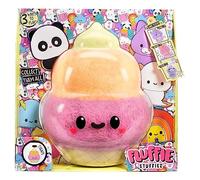 Fluffie Stuffiez Peluche coleccionable grande - ICE CREAM - Revelación sorpresa al abrir la caja con ASMR Fidget DIY Piel flexible, pelusa ultrasuave - Ideal para niños y niñas a partir de 4 años