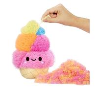 Fluffie Stuffiez Peluche coleccionable pequeño ICE CREAM, sorpresa al abrir la caja con ASMR Fidget DIY Piel flexible, pelusa ultrasuave, para niños y niñas a partir de 4 años