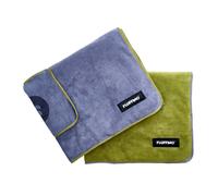 FLUFFINO® Juego de 2 Toallas para Perros Talla M/L - 120x70cm, Extremadamente Absorbente y Suave | Lavable a 60°C, Toalla de Microfibra de Secado rápido para Perros medianos & Grandes