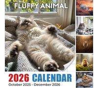 Fluffy Animal Calendar 2026: Soft fur and heartwarming scenes to cozy up your days