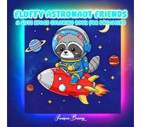 Fluffy Astronaut Friends: A Cute Space Coloring Book for Dreamers
