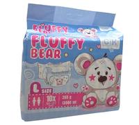 Fluffy Bear - Pañales para adultos (talla L, 13500 ml)