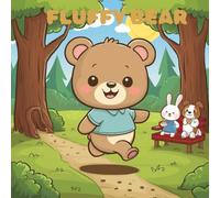 Fluffy Bear: Simple and Cute Coloring Book