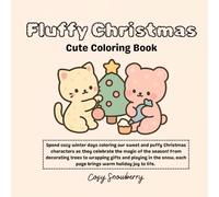 Fluffy Christmas: Cute Coloring Book