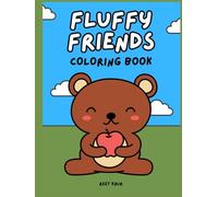 Fluffy Friends Colorful adventure: Cute & Easy Animal colorful adventure Pages for Kids Ages 3-8