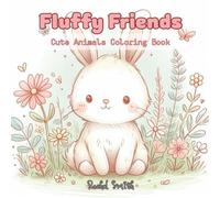 Fluffy Friends: Cute Animals Coloring Book
