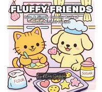 Fluffy Friends: Cute & Simple Coloring Book of Happy Animal Friends