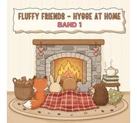 Fluffy Friends - Hygge at Home (Band 1), Tierische Freunde im Alltag zu Hause zum Ausmalen, Entspannen, Stressabbau, Achtsamkeit: Hygge Ausmalbuch für ... Tierische Freunde zum Ausmalen in 6 Bändern)