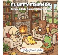 Fluffy Friends: Simple & Cute Animal Coloring Book