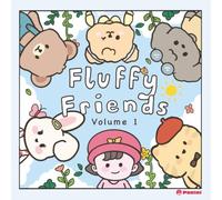 Fluffy Friends Volume 1: A Cute & Cozy Coloring Book Featuring Adorable Animal Friends, Sweet Daily Adventures, and Friendship Fun | 30 Fun Coloring Pages | For Kids Ages 7+