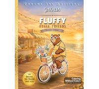 Fluffy Hygge Friends Summer Edition. Cozy Girl Coloring Book with Wide Reverse Coloring and Ink Tracing for Women, Teens and Seniors. Very Fuzzy ... Patterns for Stress Relief and Mindfulness
