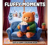 Fluffy Moments Coloring Book: Adorable Fluffy Friends, Cozy Daily Moments, and Charming Scenes to Color